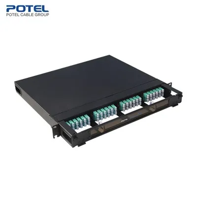 1U fiksna pred-termirana/fuzijska kutija za distribuciju vlakana